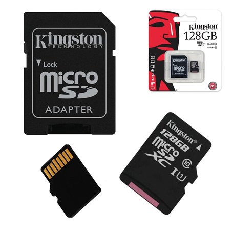 Acce2s - Carte Mémoire Micro SD 128 Go Classe 10 pour CROSSCALL Core M4