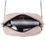David Jones - Petit Sac Bandoulière Matelassé Femme - Mini Sac à Main Chaînes Porté Epaule Simili Cuir PU - Besace Sacoche Poche