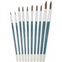 Tristar Série 202 Assortiment de 10 Pinceaux écoliers Poils de Poney (2 x n°2