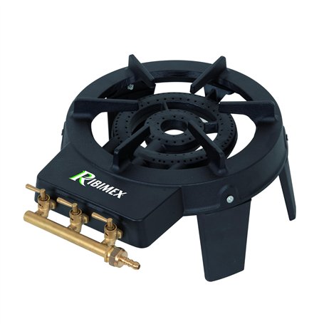 Réchaud à gaz 2 feux quadripatte en fonte 8kw - prf390