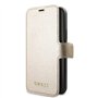 Guess GUFLBKSN58IGLGO Iridescent Collection Étui à Rabat pour Apple iPhone 11 Pro Doré
