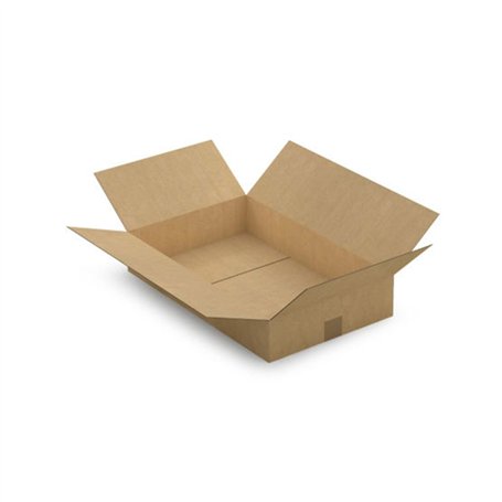 Carton d'emballage 55 x 35 x 10 cm - Simple cannelure