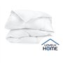 Couette 240 x 260 cm - LOVELY HOME - Légere - 280 g/m² - Anti-acariens - 2 personnes - Blanc
