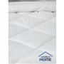 Couette 240 x 260 cm - LOVELY HOME - Légere - 280 g/m² - Anti-acariens - 2 personnes - Blanc