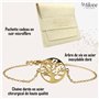 TILOVE - Bracelet Arbre de Vie en Acier Inoxydable Doré – Symbole de Force et d’Épanouissement – Chaîne Réglable 16 + 5 cm – Cad