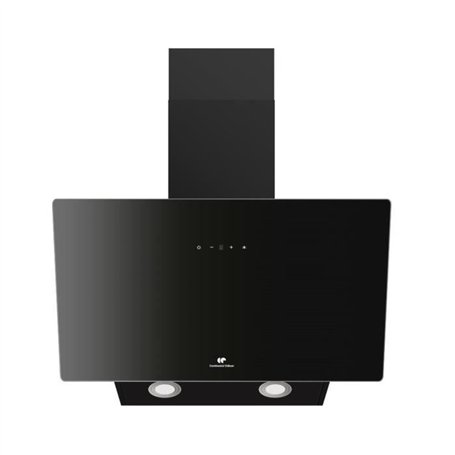 Hotte décorative inclinée - CONTINENTAL EDISON - CEHDI60B - A +++ - L60 cm - Noir