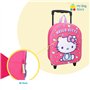 mybagstory - Sac à Dos à roulettes 3D Hello Kitty pour Fille – 3D – Rose - Enfant - Ecole - Maternelle - Garderie - Cartable Fil