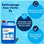 Algicide Anti-Algues Piscine 5L | Rattrapage Eau Verte & Stop Algues | Traitement Choc Efficace pour Éliminer Algues et Eaux Tro