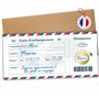 Carte à gratter voyage surprise - Carte embarquement personnalisable à offrir - Billet avion annonce cadeau - Carte anniversaire