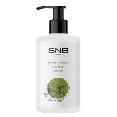 SNB Professional Lotion pour les mains et le corps Tilleul – 250 ml – Soin hydratant à l'huile de jojoba