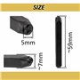 AERZETIX - C45939 - Lot/Jeu/Kit de 9 Chiffres pour Gravure de 0 à 8 à Frapper 5mm - Boîtier/Support pour Poinçons - Tampon/Symbo
