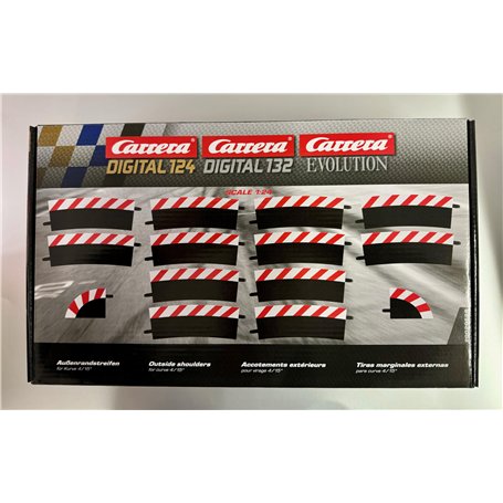 Carrera - rail et accessoire pour circuit - 20020568 - 1/24 et 1/32 - Carrera Evolution -Carrera Digital 132 et 124 - Bordures e