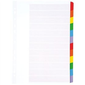 Jeu De 12 Intercalaires Cartonnés