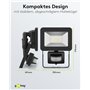 goobay 53879 Projecteur LED avec détecteur de mouvement 20 W Lumière blanche neutre 4000 K 1700 lm Angle d'éclairage 100° Indice