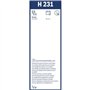 Bosch H231 - Balai d'essuie–glace Rear - Longueur : 230 mm - essuie–glace arrière