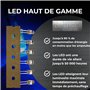 LUMETHEUS Lot de 20 douilles LED en métal argenté 3 mm – Support pour diodes électroluminescentes avec anneaux de montage fileté