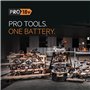 AEG - Duo Brushless : Perceuse percussion Brushless, meuleuse 125mm Brushless, 2 batt. 5,0Ah chargeur, grans sac de transport