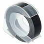 vhbw Ruban de marquage 3D remplacement pour Dymo 0898132 pour imprimante d'étiquettes 12mm Blanc sur Noir