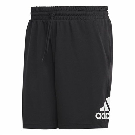 Short de Sport Adidas Essentials Logo Noir
