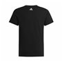 T shirt à manches courtes Enfant Adidas Essentils Logo Linear Noir