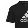 T shirt à manches courtes Enfant Adidas Big Logo Noir