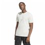 T-shirt à manches courtes homme Adidas Molded Linear Blanc Naturel