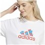 T-shirt à manches courtes femme Adidas Flower Badge of Sports Gt