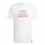 T-shirt à manches courtes homme Adidas Codes Bos Graphic Blanc
