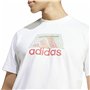 T-shirt à manches courtes homme Adidas Codes Bos Graphic Blanc