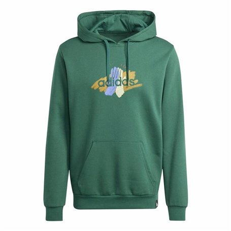 Sweat à capuche homme Adidas Codes Graphic Vert