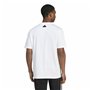 T-shirt à manches courtes homme Adidas House Of Tiro Summer Linear Graphic Blanc