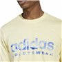 T-shirt à manches courtes homme Adidas House Of Tiro Summer Linear Graphic Jaune
