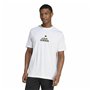 T-shirt à manches courtes homme Adidas House Of Tiro Nations Graphic Blanc