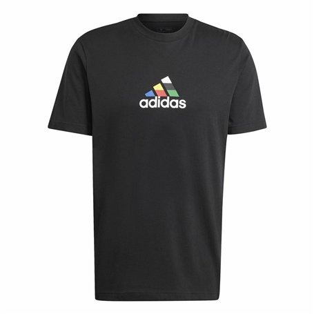 T-shirt à manches courtes homme Adidas House Of Tiro Nations Graphic Noir