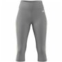 Leggings de Sport pour Femmes Adidas Train Essentials 3S 3/4 Gris