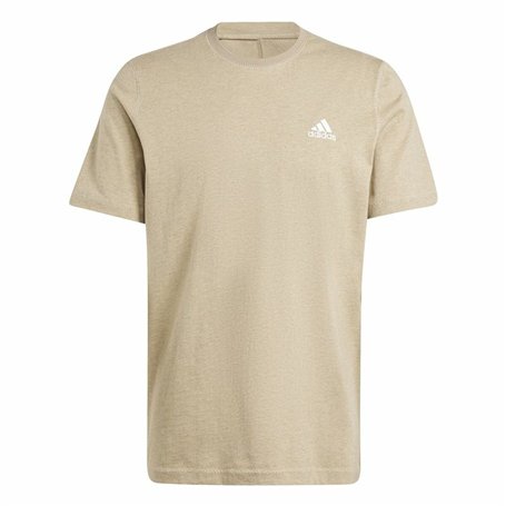 T-shirt à manches courtes homme Adidas Seasonal Essentials Melange Beige
