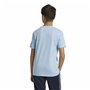 T-shirt à manches courtes unisex Adidas Essentials Bleu Bleu ciel