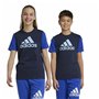 T-shirt à manches courtes enfant Adidas Essentials Bleu