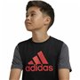 T-shirt à manches courtes unisex Adidas Essentials Noir