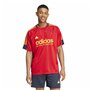 T-shirt à manches courtes homme Adidas Tiro Nations Pack Rouge