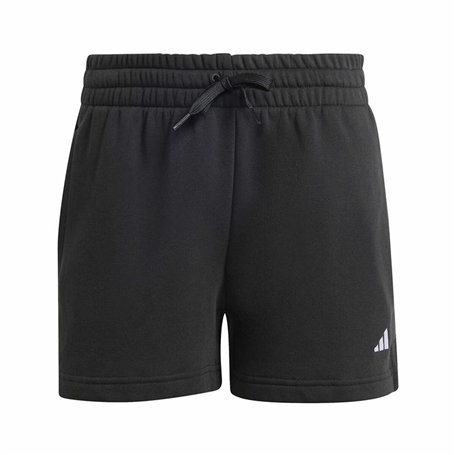 Short de Sport Adidas Essentials Small Logo Fleece Shorts Noir