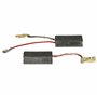 vhbw 2x balais de charbon 23 x 12,3 x 6,2 mm remplace Bosch 1 617 014 144 pour outil électrique, marteau piqueur