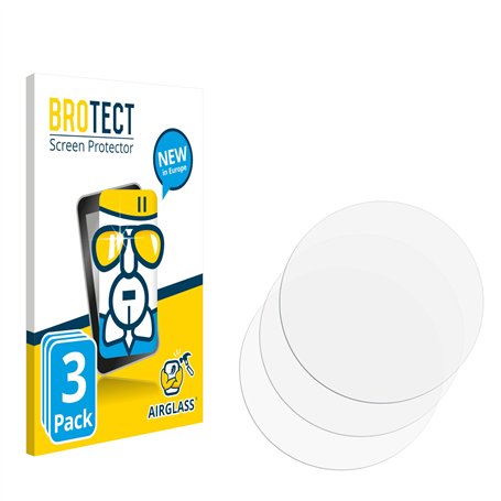 brotect Protection Écran Verre pour Montres (Circulaire