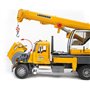 bruder 02818 - Grue Mack Granite Liebherr Camion, camion-grue, véhicule de chantier