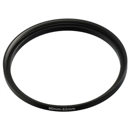 vhbw Bague d'adaptation de Filtre Step-Up de 60 mm vers 62 mm pour Objectif d'appareil Photo - Adaptateur