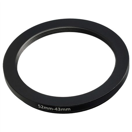 vhbw Bague d'adaptation de Filtre Step-Down de 52 mm vers 43 mm pour Objectif d'appareil Photo - Réducteur
