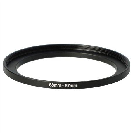 vhbw Bague d'adaptation de Filtre Step-Up de 58 mm vers 67 mm pour Objectif d'appareil Photo - Adaptateur