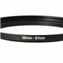vhbw Bague d'adaptation de Filtre Step-Up de 58 mm vers 67 mm pour Objectif d'appareil Photo - Adaptateur, métal, Noir