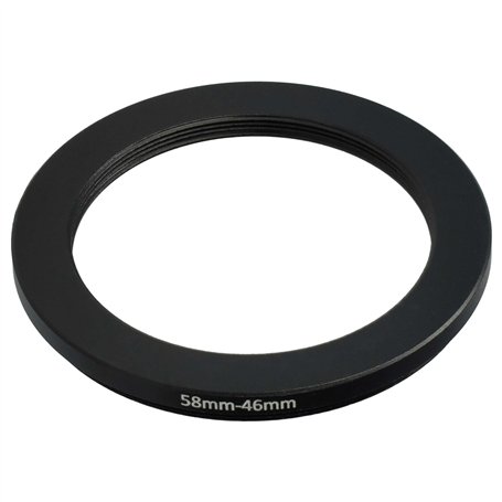 vhbw Bague d'adaptation de Filtre Step-Down de 58 mm vers 46 mm pour Objectif d'appareil Photo - Réducteur