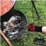 OverGrill Gants pour Barbecue – Protection Contre la Chaleur et Les éclaboussures: 2 maniques pour Barbecue Pratiques avec revêt